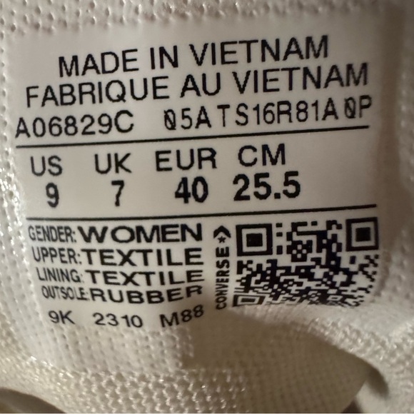 Converse Chuck Taylor All Star Lift Converse Platform Golden Butterfly Sz 9 VGUC - Picture 16 of 16